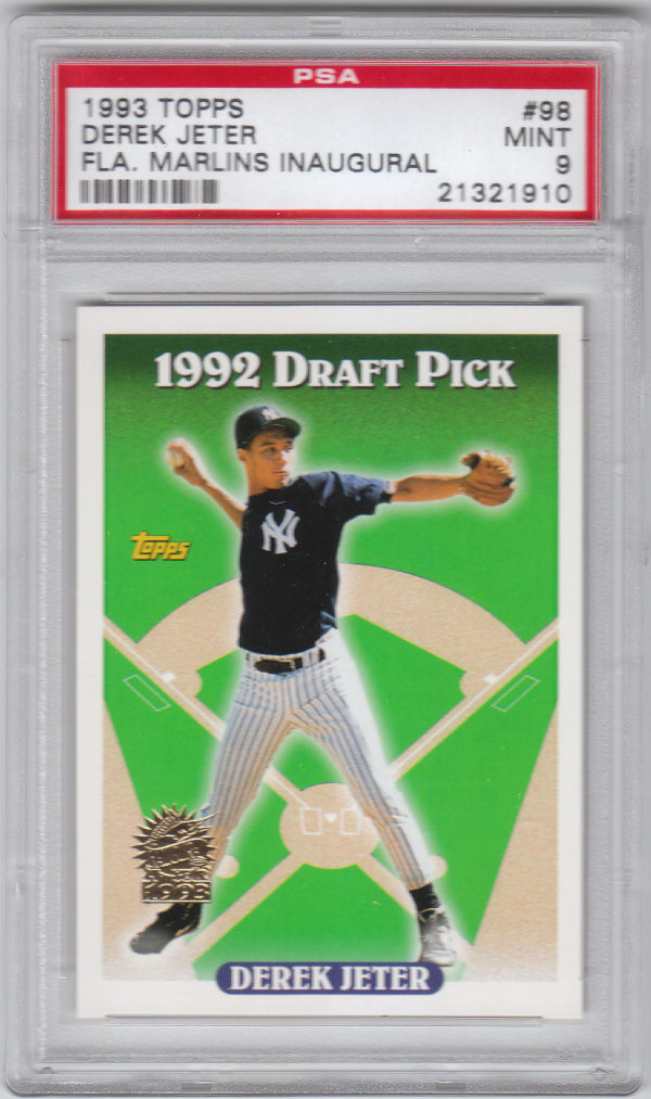 1993 Topps Inaugural Marlins #98 Derek Jeter