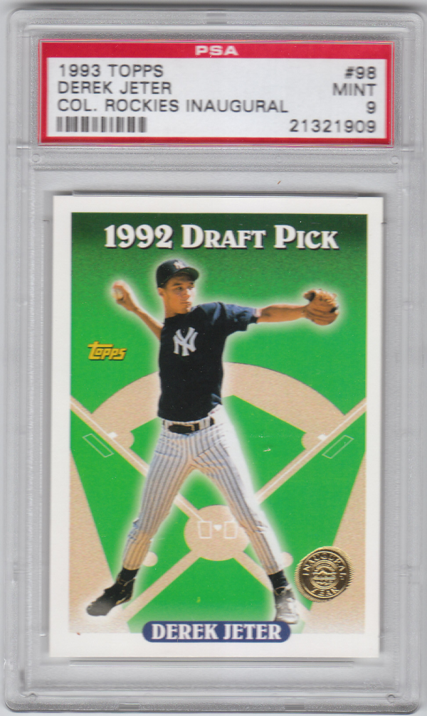 1993 Topps Inaugural Rockies #98 Derek Jeter