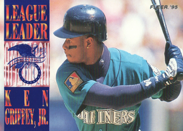 1995 Fleer League Leaders #2 Ken Griffey Jr.