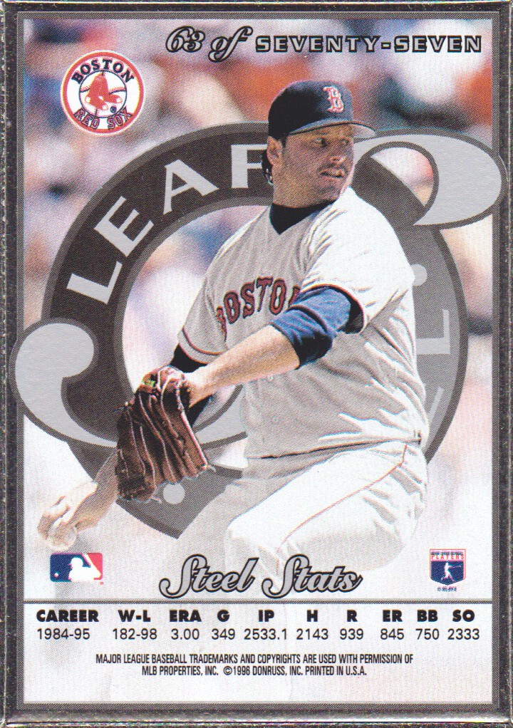 1996 Leaf Preferred Steel Baseball Cards Pick From List