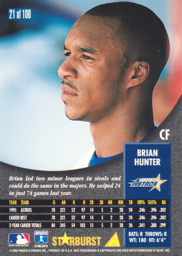 1996 Pinnacle Starburst Parallel Baseball Cards Pick From List