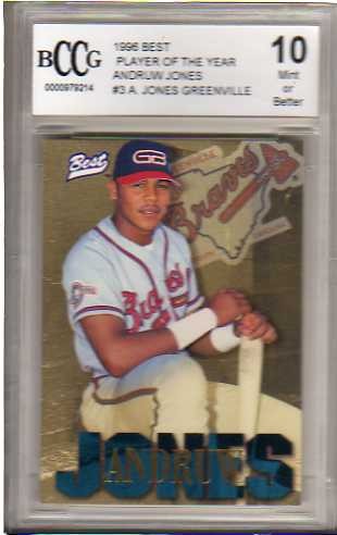 1996 Best Player of the Year Andruw Jones #3 Andruw Jones Greenville