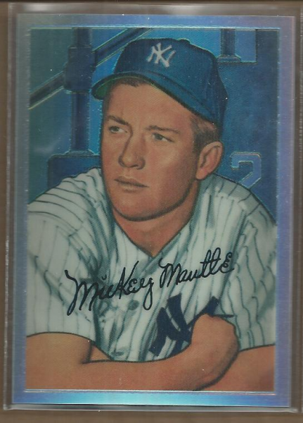 1996 Bowman's Best #NNO 1952 Mantle Refractor