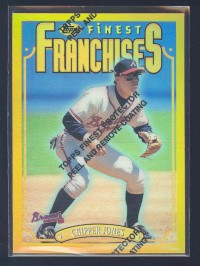 1996 Finest Refractors #G192 Chipper Jones G