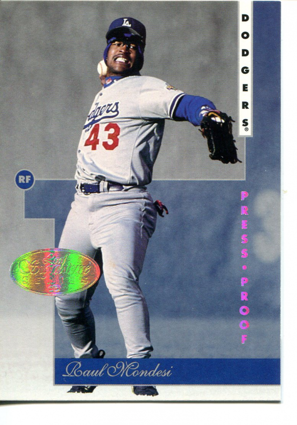1996 Leaf Signature Platinum Press Proofs #41 Raul Mondesi