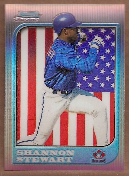 1997 Bowman Chrome International Refractors #220 Shannon Stewart