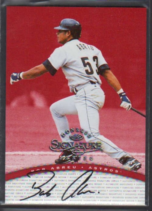 1997 Donruss Signature Autographs #2 Bob Abreu/3900