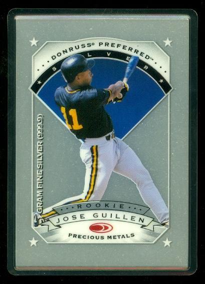 1997 Donruss Preferred Precious Metals #25 Jose Guillen S