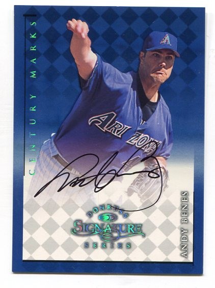 1998 Donruss Signature Autographs Century #10 Andy Benes