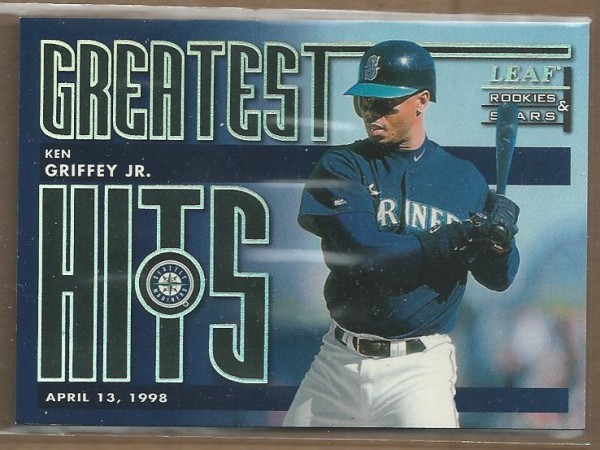 1998 Leaf Rookies and Stars Greatest Hits #1 Ken Griffey Jr.