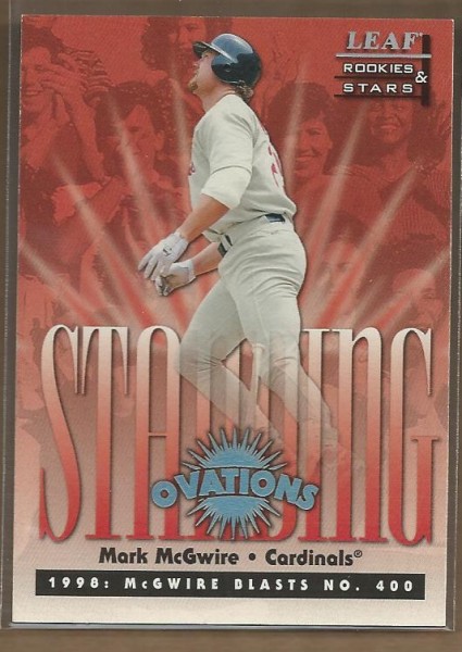 1998 Leaf Rookies and Stars Standing Ovations #2 Mark McGwire