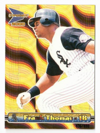 2000 Pacific Prism Holographic Gold #35 Frank Thomas front image