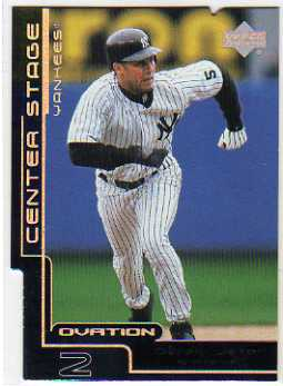2000 Upper Deck Ovation Center Stage Rainbow #CS8 Derek Jeter