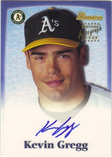 2000 Bowman Draft Autographs #BDPA33 Kevin Gregg