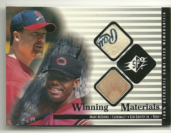 2000 SPx Winning Materials Update #MMKG M.McGwire/K.Griffey Jr.