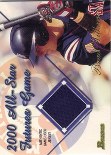 2001 Bowman Futures Game Relics #FGRBW Brad Wilkerson C