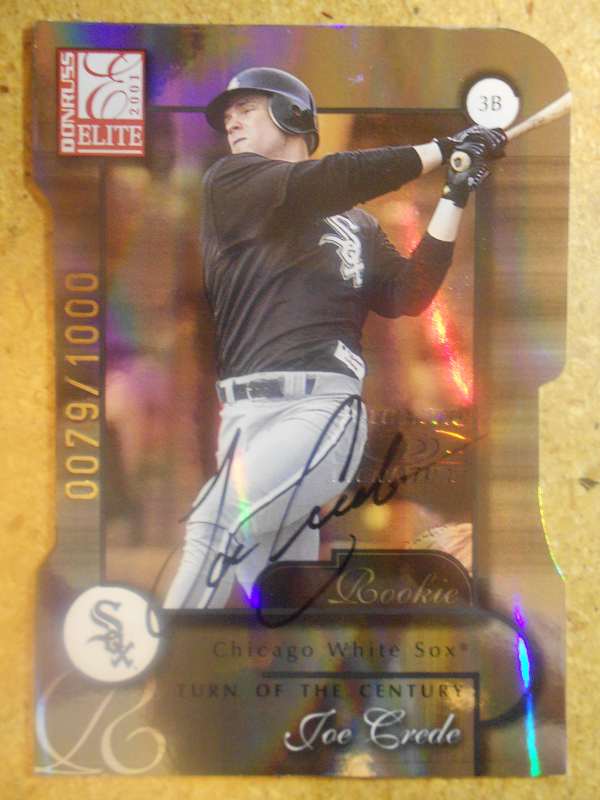 2001 Donruss Elite Turn of the Century Autographs #157 Joe Crede