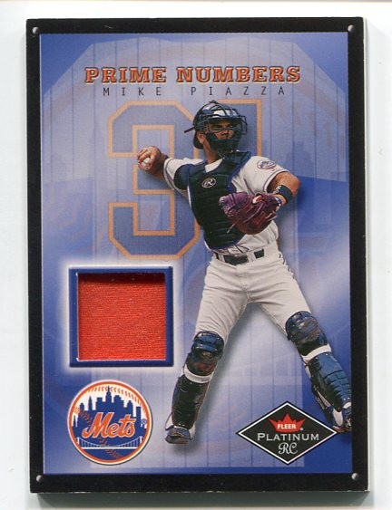 2001 Fleer Platinum Prime Numbers #12 Mike Piazza