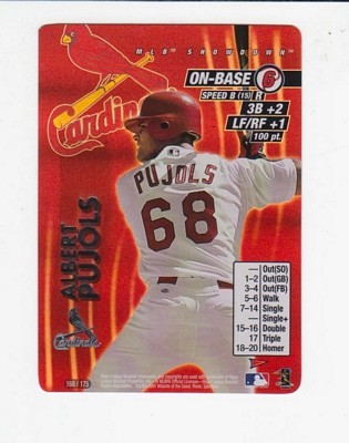 2001 MLB Showdown Pennant Run #168 Albert Pujols FOIL RC