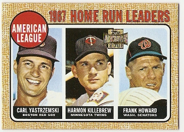 2001 Topps Archives #212 AL HR Leaders 68