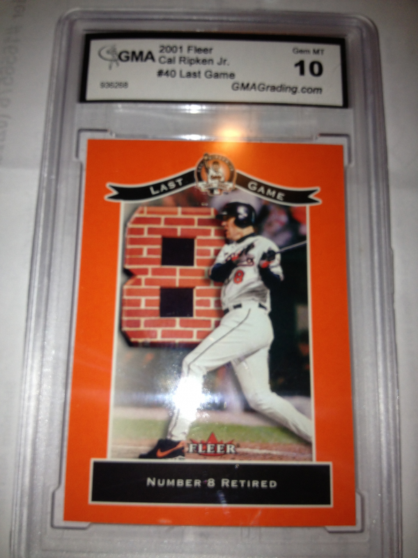 2001 Fleer Ripken Commemorative 50000 #40 Cal Ripken Jr.