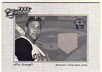 2001 Greats of the Game Feel the Game Classics #22 Willie Stargell Jsy