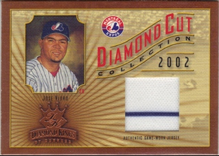 2002 Diamond Kings Diamond Cut Collection #DC44 Jose Vidro Jsy/500