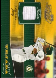 2002 Playoff Piece of the Game Materials #58A Miguel Tejada Jsy