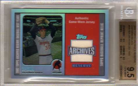2002 Topps Archives Reserve Uniform Relics #NR Nolan Ryan 73 Jsy D