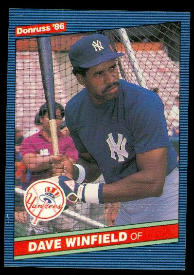 2002 Donruss Originals Embossed #104 Dave Winfield 1986/10