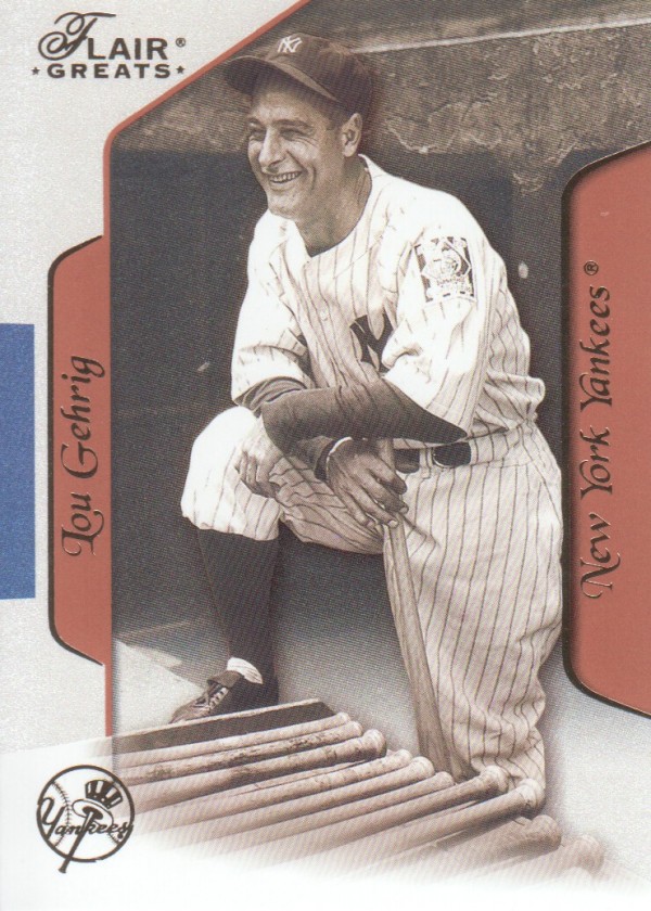2003 Flair Greats #83 Lou Gehrig