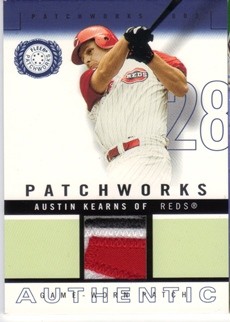 2003 Fleer Patchworks Game-Worn Patch 300 #AK2 Austin Kearns