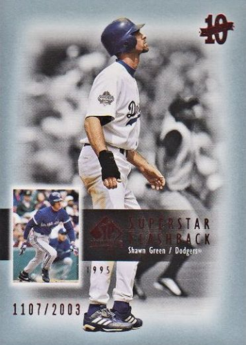 2003 SP Authentic Superstar Flashback #SF31 Shawn Green