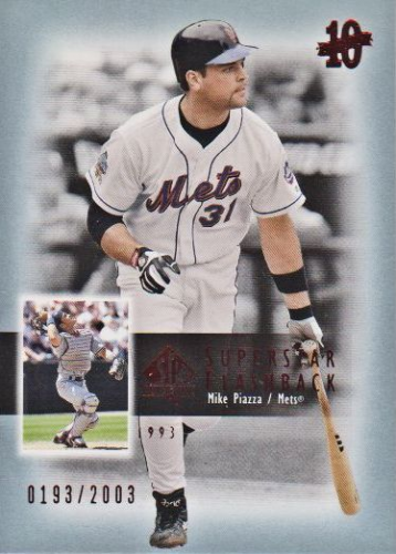 2003 SP Authentic Superstar Flashback #SF34 Mike Piazza