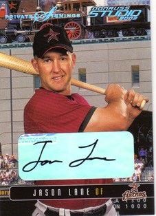 2003 Studio Private Signings #130 Jason Lane/100