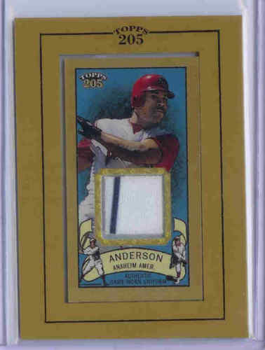 2003 Topps 205 Relics #GA Garret Anderson Uni L1