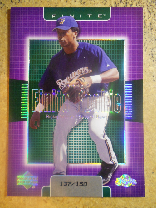 2003 Upper Deck Finite #362 Rickie Weeks T4 RC