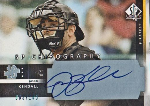 2003 SP Authentic Chirography #KE Jason Kendall/145