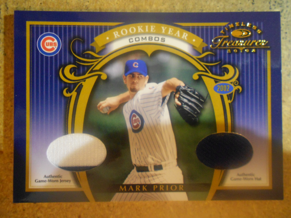 2003 Timeless Treasures Rookie Year Combos #6 Mark Prior Hat-Jsy/50