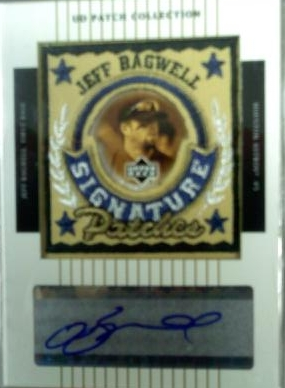 2003 UD Patch Collection Signature Patches #JB Jeff Bagwell