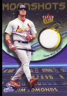 2003 Ultra Moonshots Memorabilia #JE Jim Edmonds Jsy