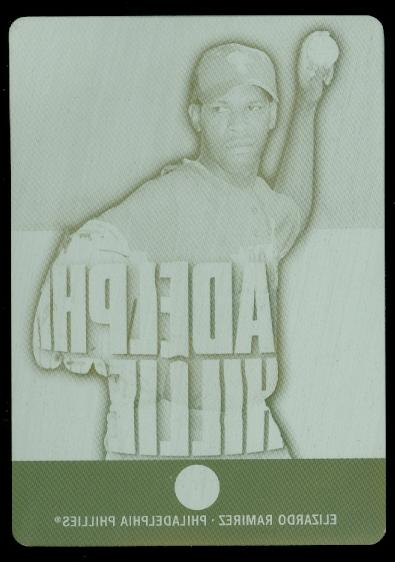 2003 Topps Pristine Plates #177 Elizardo Ramirez U