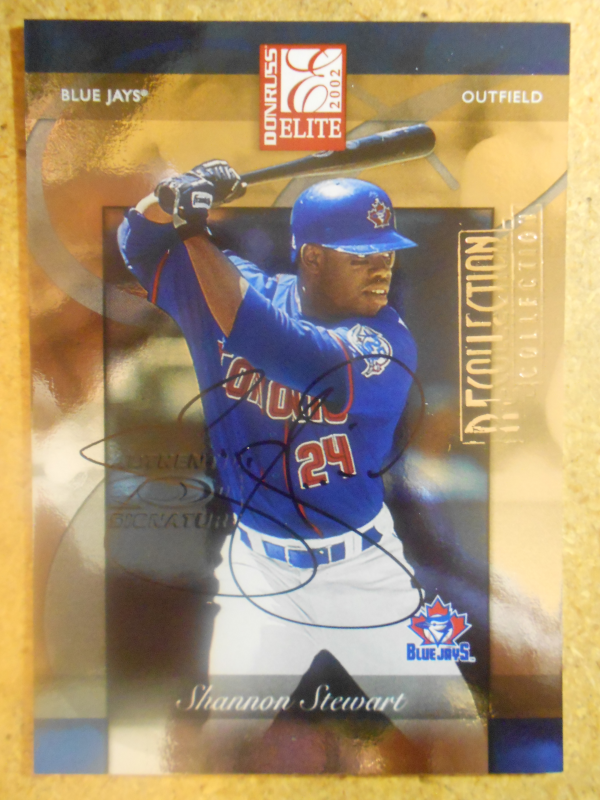 2003 Donruss Elite Recollection Autographs #61 Shannon Stewart 02/35