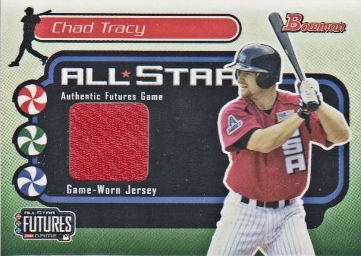 2004 Bowman Futures Game Gear Jersey Relics #CT Chad Tracy B