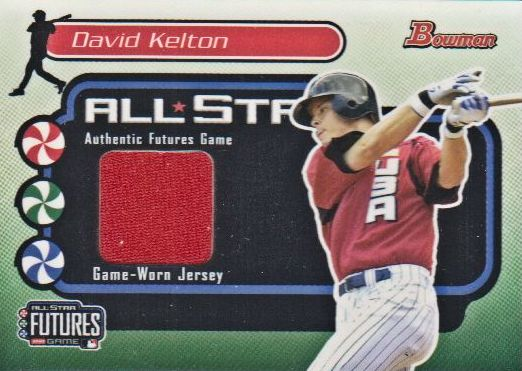 2004 Bowman Futures Game Gear Jersey Relics #DK David Kelton E