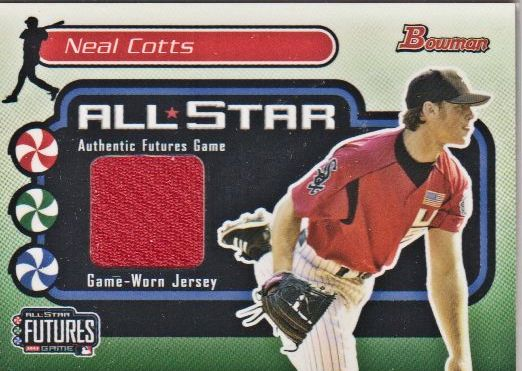2004 Bowman Futures Game Gear Jersey Relics #NC Neal Cotts D