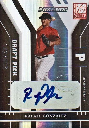 2004 Donruss Elite Extra Edition #257 Raf Gonzalez AU/603 RC