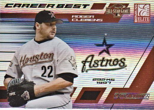 2004 Donruss Elite Extra Edition Career Best All-Stars #22 Roger Clemens
