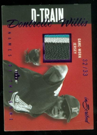 2004 Fleer InScribed Names of the Game Material Purple #DW Dontrelle Willis Patch