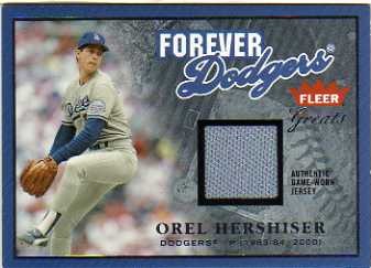 2004 Greats of the Game Forever Game Jersey #OH Orel Hershiser